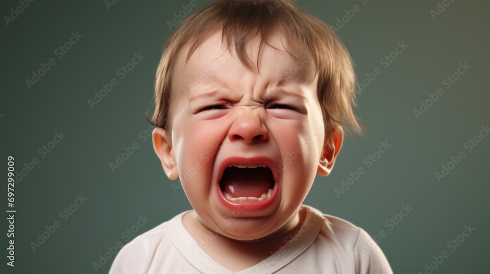 closeup photo of a cute little baby boy child crying and screaming isolated, childhood, unhappy, emotion, sad, sadness, pain closeup photo of a cute little baby boy child crying and screaming isolated, childhood, unhappy, emotion, sad, sadness, pain