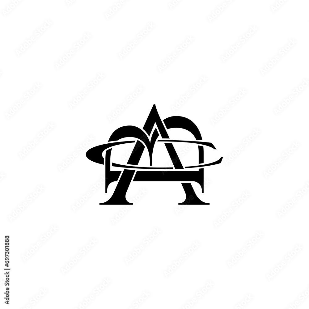 bac typography letter monogram logo design bac typography letter monogram logo design