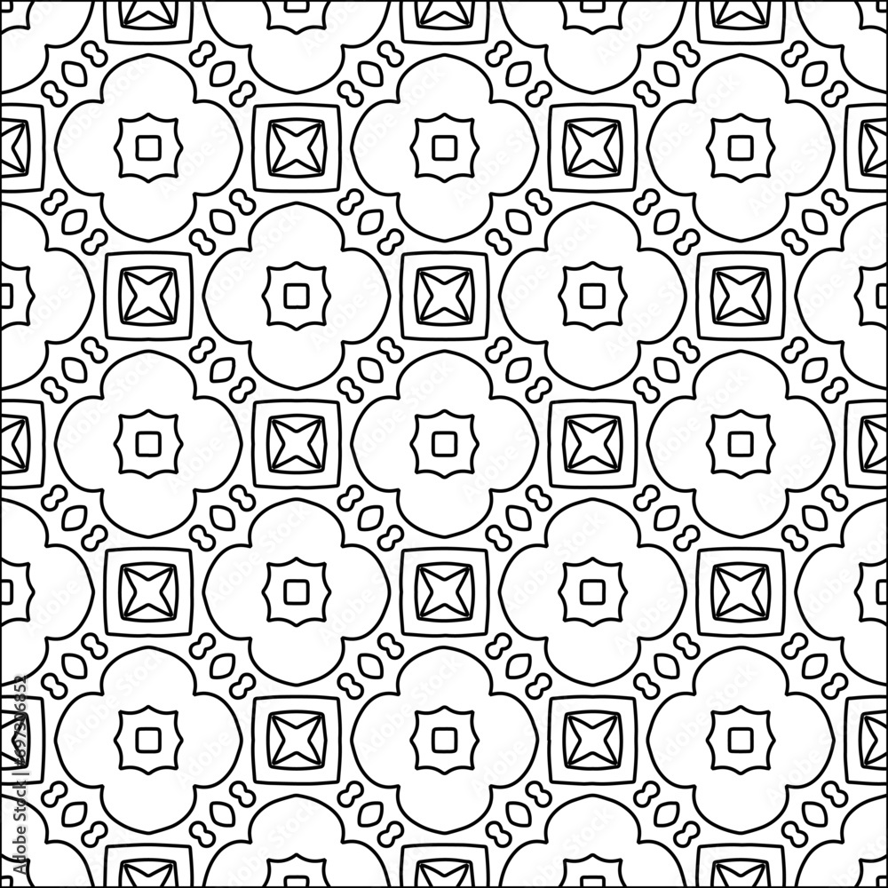 Abstract shapes from lines. Vector graphics for design. Black and white color. Simple pattern. Abstract shapes from lines. Vector graphics for design. Black and white color. Simple pattern.