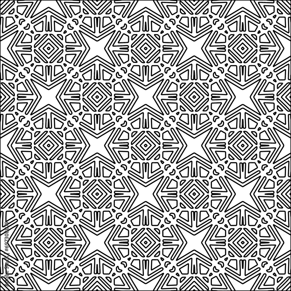 Abstract shapes from lines. Vector graphics for design. Black and white color. Simple pattern. Abstract shapes from lines. Vector graphics for design. Black and white color. Simple pattern.