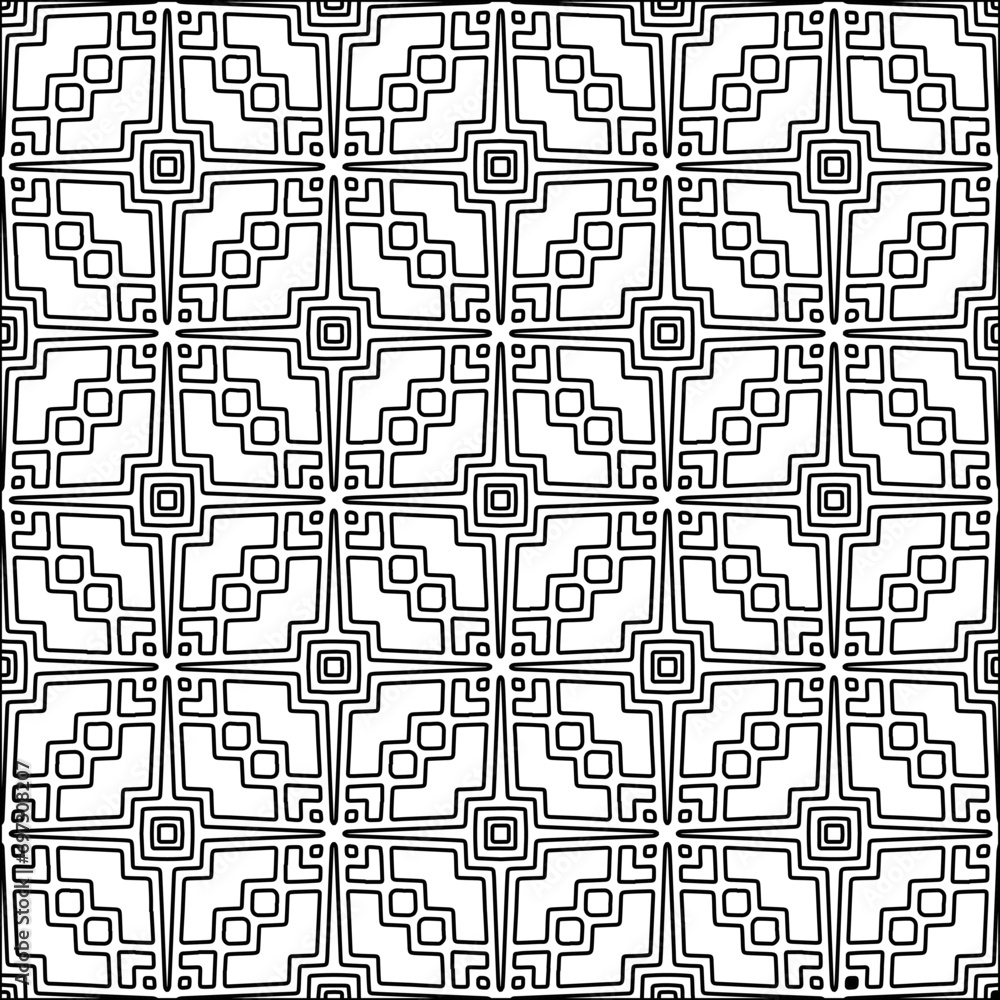 Abstract shapes from lines. Vector graphics for design. Black and white color. Simple pattern. Abstract shapes from lines. Vector graphics for design. Black and white color. Simple pattern.