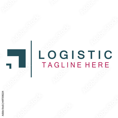 logistics logo icon illustration vector design  distribution symbol  delivery of goods  economy  finance