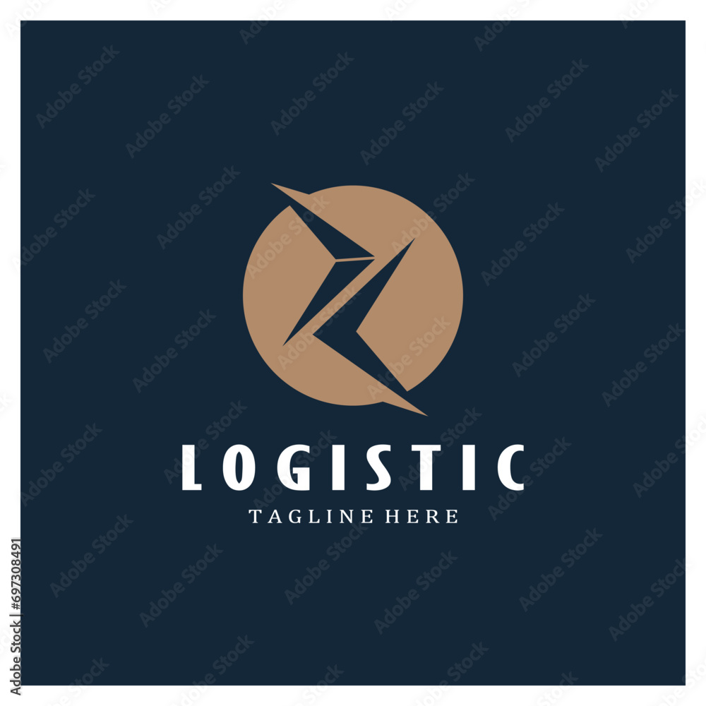logistics logo icon illustration vector design distribution symbol delivery of goods economy finance logistics logo icon illustration vector design distribution symbol delivery of goods economy finance