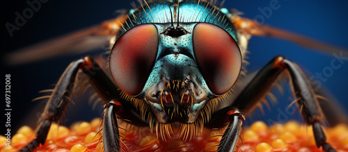 Eyes of a fly extra close-up © ART_ist