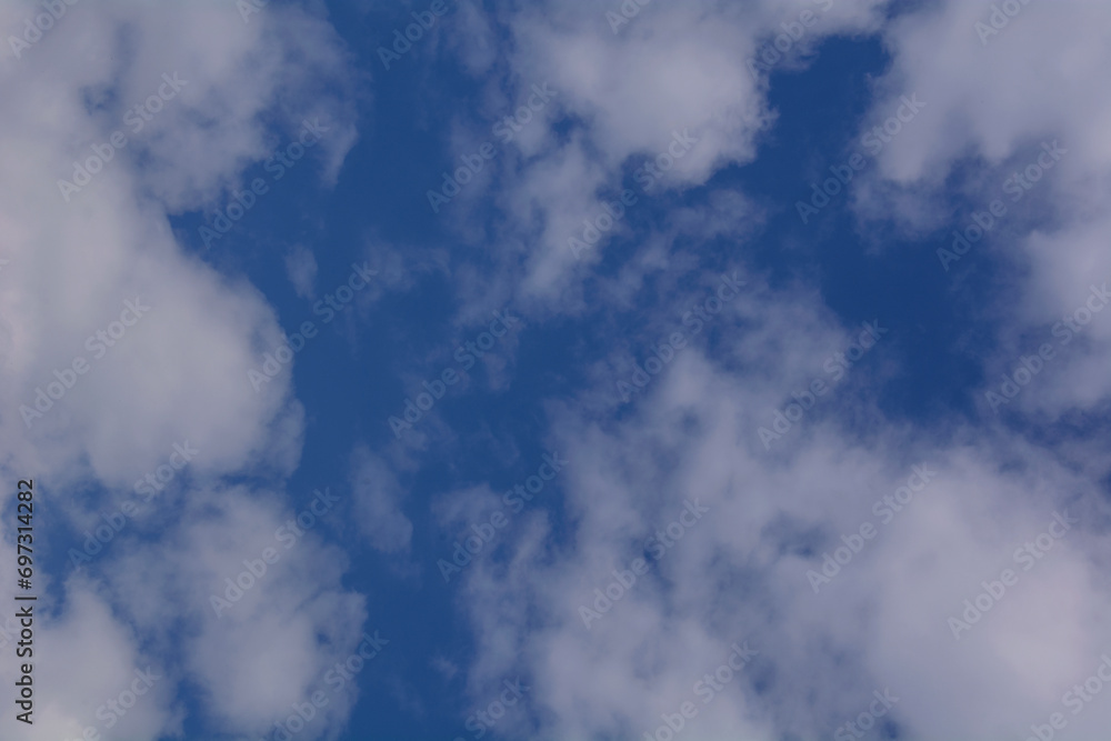 Fototapeta premium Beautiful blue skies with beautiful clouds