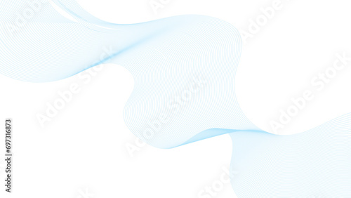 Technology abstract lines on white background. Abstract colorful sound, voice, music curved and wave lines background. Abstract volume voice technology vibrate wave and music background. photo