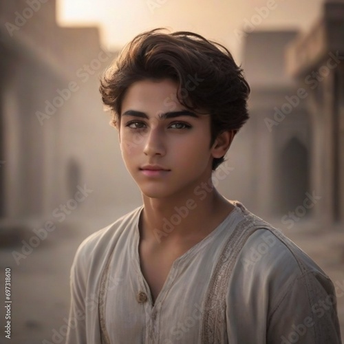 portrait photography of a young boy looking in camera 
