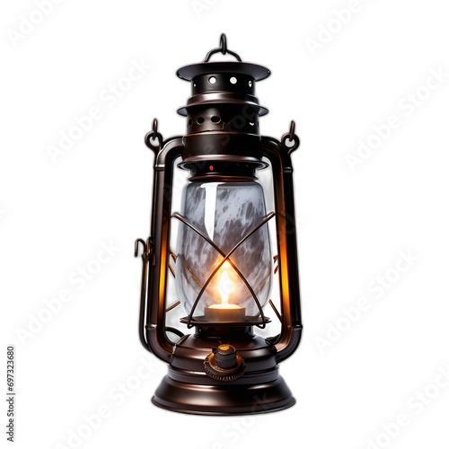 lantern isolated on transparent or white background, png