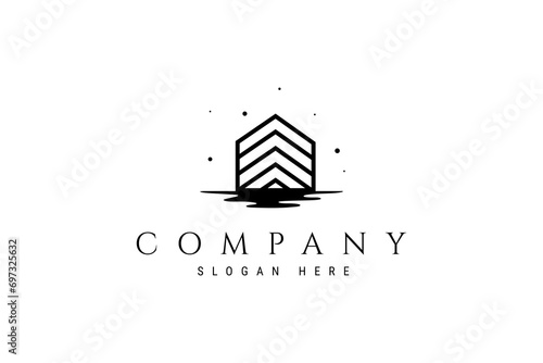 House logo icon design template flat vector