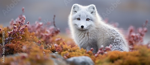 Autumn in Spitsbergen hosts arctic foxes.