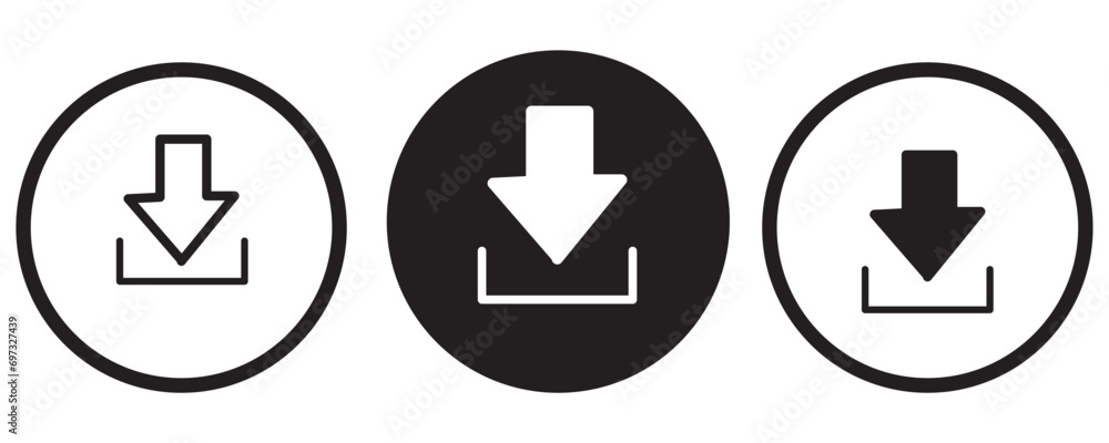 Download flat vector icon. install symbol. Download icon. Upload button. Load symbol. Modern, simple flat vector illustration eps 10 Download flat vector icon. install symbol. Download icon. Upload button. Load symbol. Modern, simple flat vector illustration eps 10