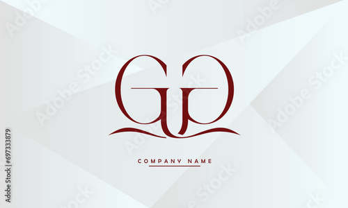 GG Abstract Letters Logo Monogram
