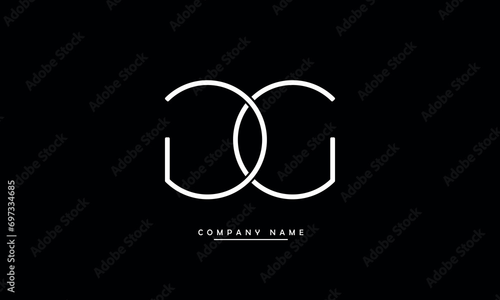 GG Abstract Letters Logo Monogram GG Abstract Letters Logo Monogram