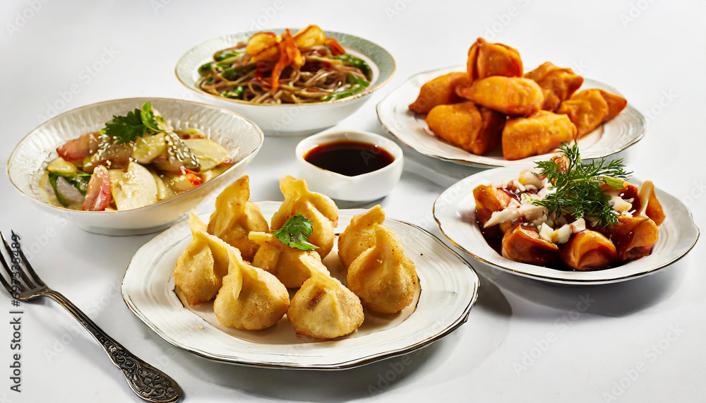Flavors of Fortune Different Shapes and Flavors Deep Fried Dumplings