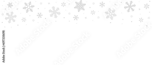 Christmas snowflakes background