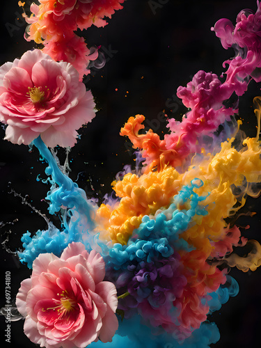 colorful flowers bouquet 