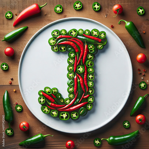 Fruity Letter J