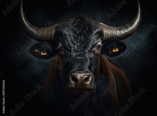 US stocks, black bull, bull market