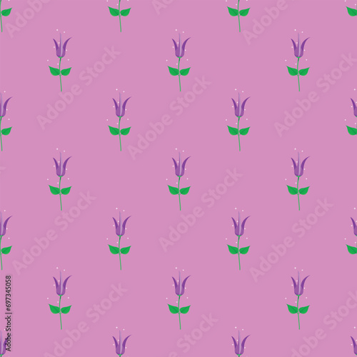 Free vector Hand drawn bougainvillea pattern