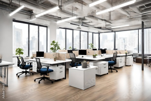 office interior Design generated by AI Technology