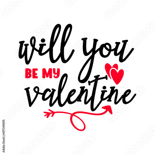 Will You Be My Valentine SVG