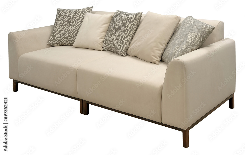 Sofa isolated on white background. Including clipping path Sofa isolated on white background. Including clipping path