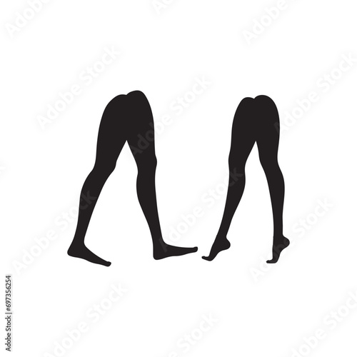 Foot line icon. Human Footprint step Icon. Element of treatment icon for mobile concept and web apps. Thin line foot line icon can be used for web and mobile.