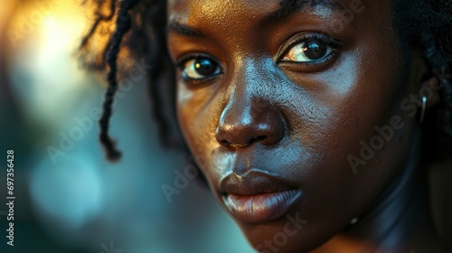 Young Late Awake Scared Sad African, Background HD For Designer