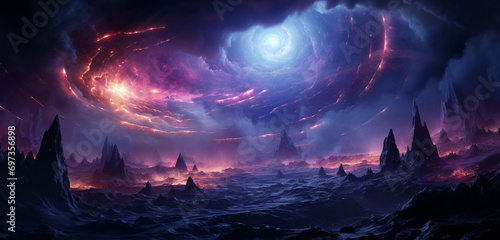 sunrise in the mountains