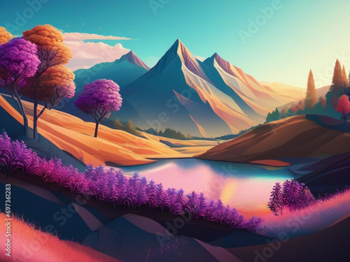 Wallpaper Mural background ,stylish , simple, relaxing, Curve, elegant, minimalist Generative AI  Torontodigital.ca