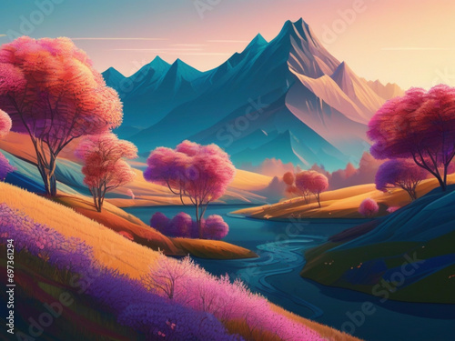 Wallpaper Mural background ,stylish , simple, relaxing, Curve, elegant, minimalist Generative AI  Torontodigital.ca