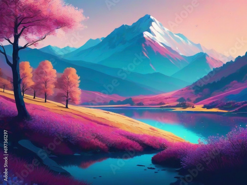 Wallpaper Mural background ,stylish , simple, relaxing, Curve, elegant, minimalist Generative AI  Torontodigital.ca