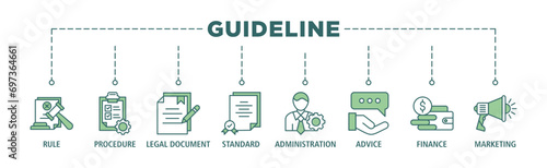 Business model banner web icon set vector illustration concept with icon of vision, competence, partner, management, marketing, strategy, growth and revenue