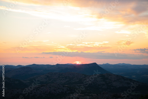 sunset in the mountains © Rachel
