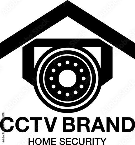 cctv brand logo design vector