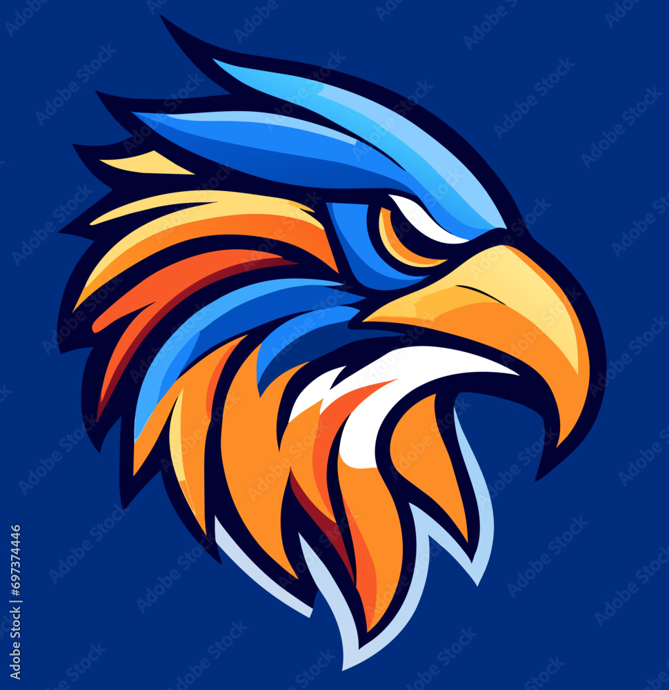 Obraz premium Bird Head Logo Design Vector