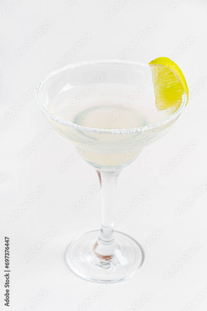 tasty cocktail on the white tasty cocktail on the white