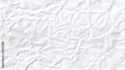 Paper, crumpled white background texture