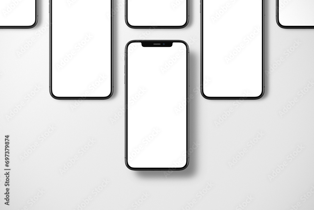 Realistic Mobile Mockup 3d Rendering Realistic Mobile Mockup 3d Rendering