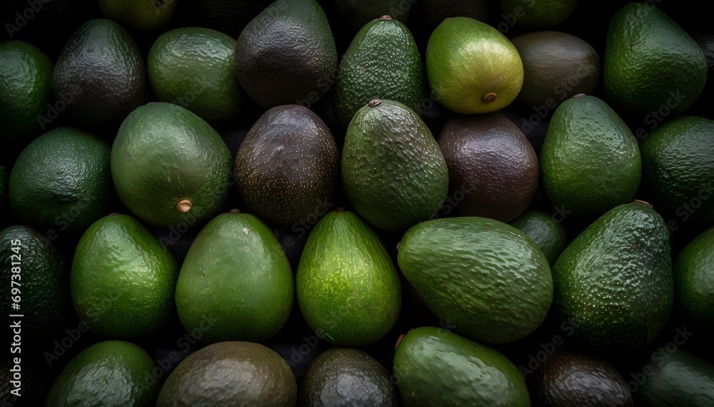 Grüne Avocado (KI-/AI-generiert) Grüne Avocado (KI-/AI-generiert)