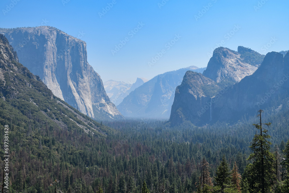 mountains of yosemite national park in the morning mountains of yosemite national park in the morning