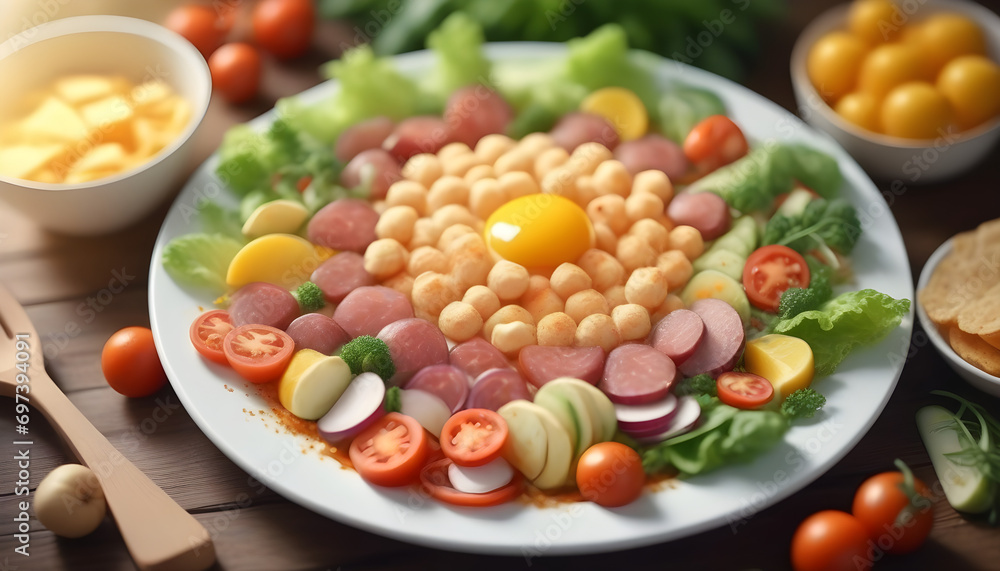 Healthy food diagram Healthy food diagram
