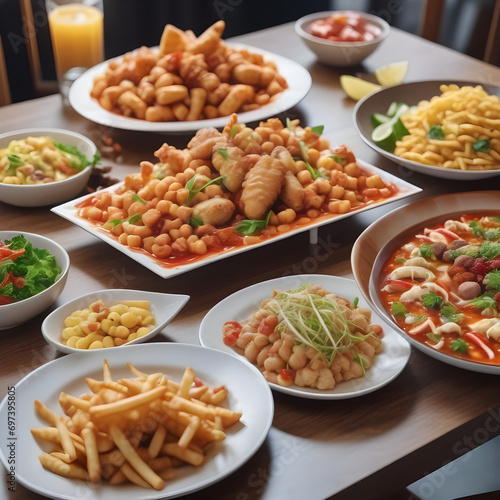 Various-food-dishes-on-table