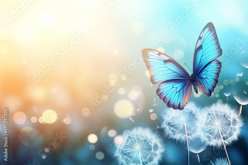 butterfly on a flower © goodman