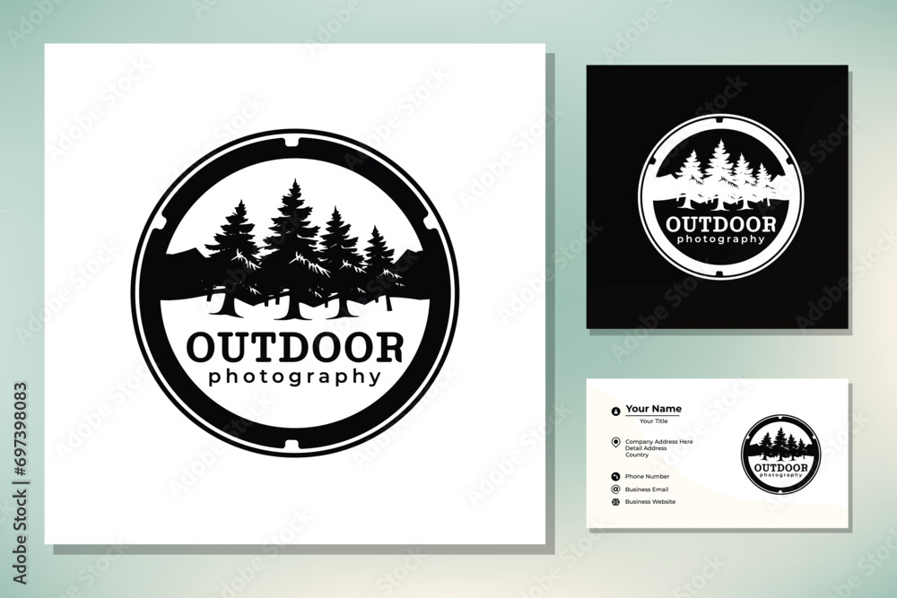 Adventure Outdoor Nature Photography Photographer Logo Design