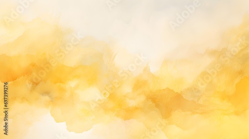 Abstract cloudy yellow background