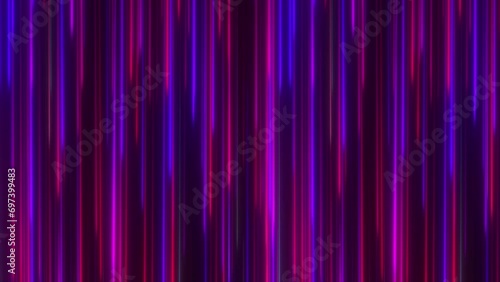 Abstract Pink blue neon glow line falling down technology background, Super light speed exposure light lines, Futuristic animated wallpaper, and Seamless loopable 3d animation footage.