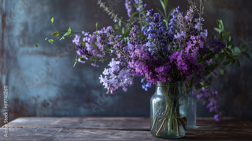 Lavendel Träume Blumenstrauß photo