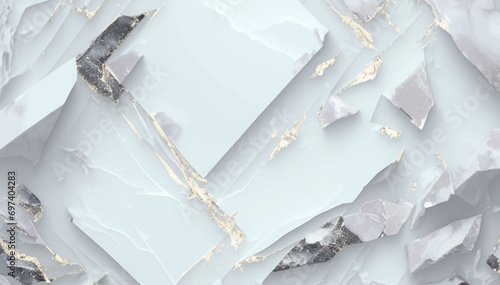 Vector quartz crystal Abstract Polygonal Geometric Background. Vector illustration