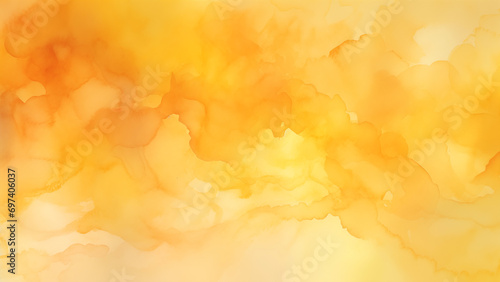 Warm Yellow Gradient Background with Watercolor Effect